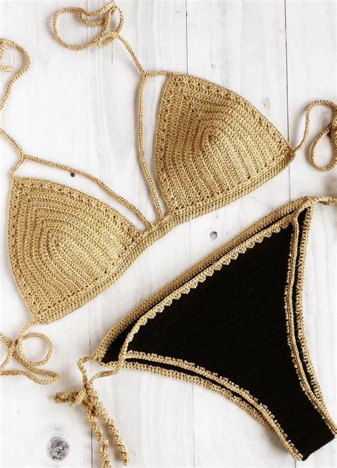 57 Ideas Hermosas y Asombrosas del Modelo del bikiní del Ganchillo Moda mujer Bikini de