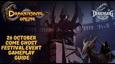 Drakensang Online October Come Ghost Festival Event Gameplay