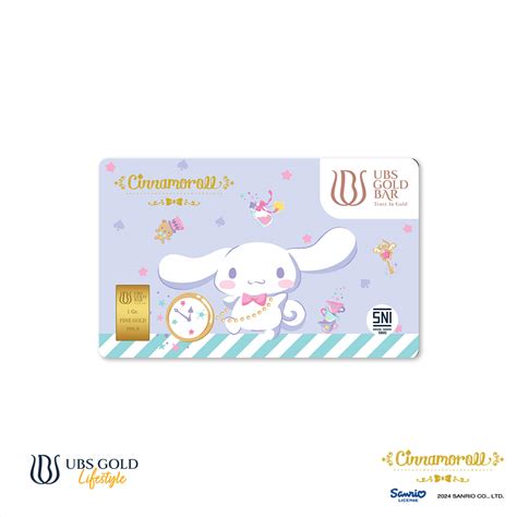 UBS Gold Logam Mulia Sanrio Cinnamoroll 1 Gr UBSLifestyle Perhiasan