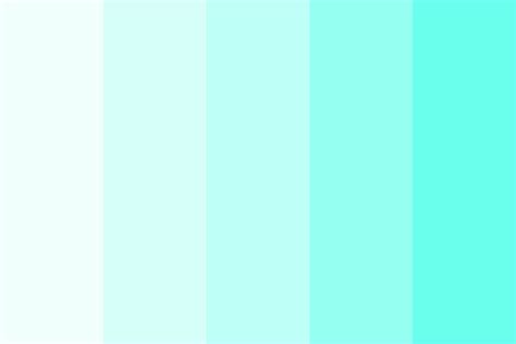 pastel neon aqua Color Palette