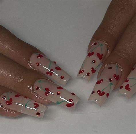 Naildesignidea Linktree Gel Nails Cute Nails Cherry Nails