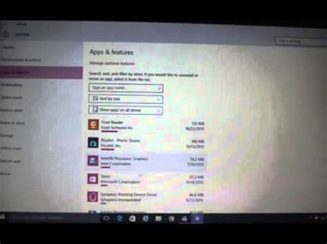 How To Find Delete All Apps In Windows 10 YouTube