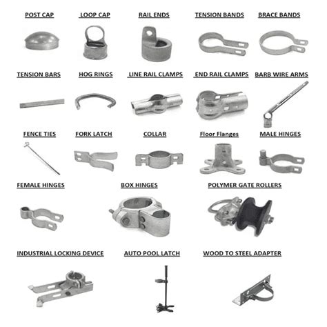 Hot dip galvanized chain link fence accessorie - YESON