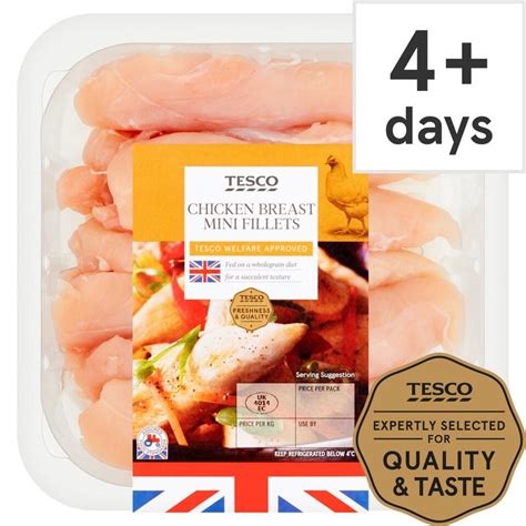 Tesco British Chicken Breast Mini Fillets 400g Tesco Groceries