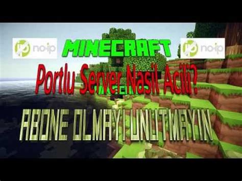 Minecraft Portlu Server Kurma No Ip YouTube