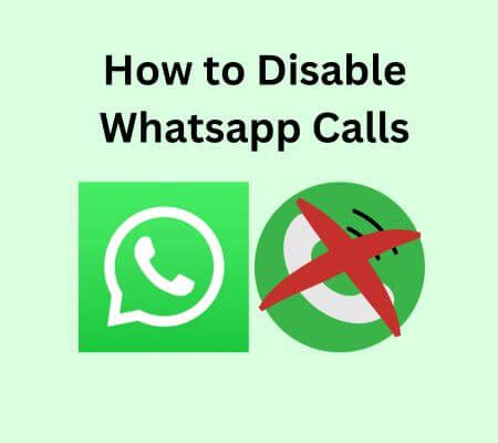 How To Disable WhatsApp Calls With And Without Blocking