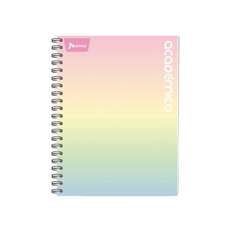 Cuaderno Espiral Norma Universitario Pasta Dura 1l 100 Hojas Varios