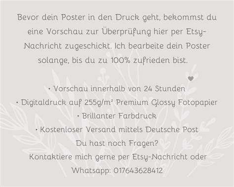 Trauzeugin Definition Poster Mit Foto Personalisierbar Bild Etsy Schweiz