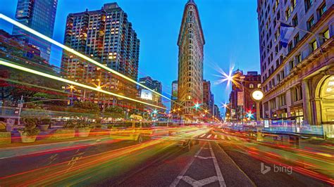 Flatiron Building New York -October 2015 Bing Wallpaper Preview ...