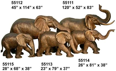 Bronze Elephant Statue