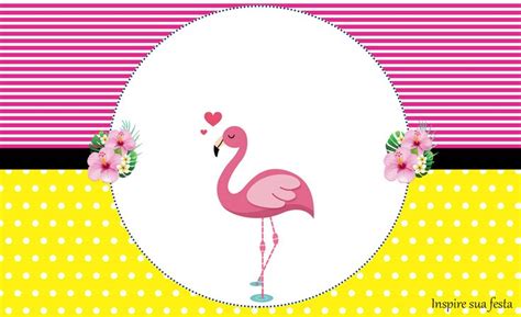 Flamingo Personalizados Gratuitos Inspire Sua Festa Inspire Sua