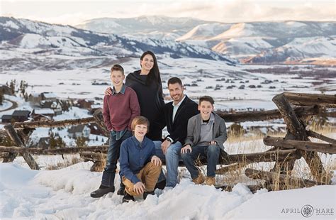 Lake Granby Family Photos During Winter in Grand County Colorado