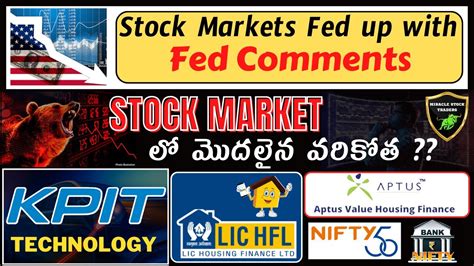 Kpit Fed Comments Stock Market Fed Up