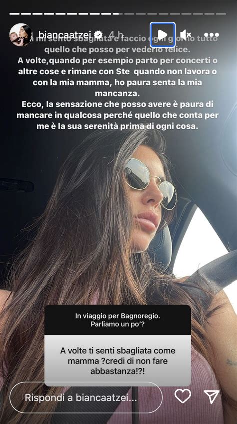 Bianca Atzei Sulla Possibilit Di Avere Un Secondo Figlio Stefano Me