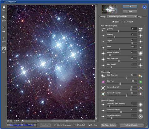 Starspikes Pro By Prodigital Software How It Works