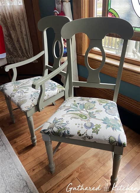 How To Reupholster Dining Chair Cushions Step By Step DIY Tutorial