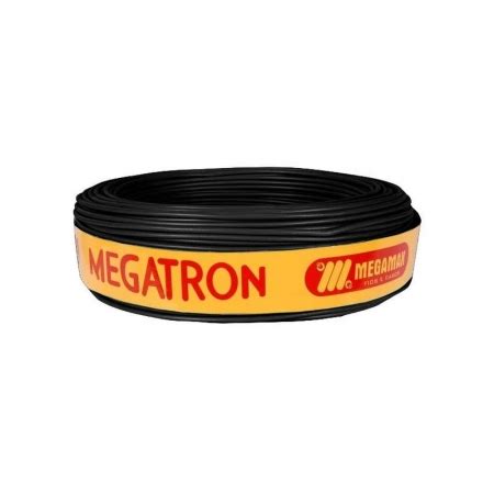 Cabo Megatron Flex Vel Mm Preto Rolo M