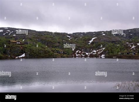 Paisajes Maravillosos En Noruega Vestland Hermoso Paisaje De Casas