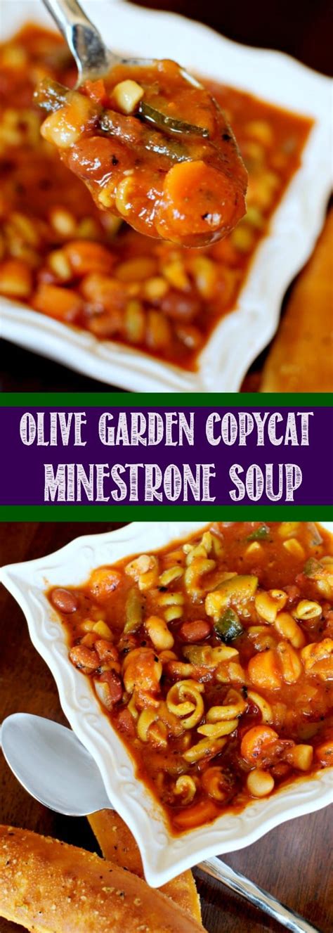 Olive Garden Minestrone Soup Copycat Recipe - Back for Seconds