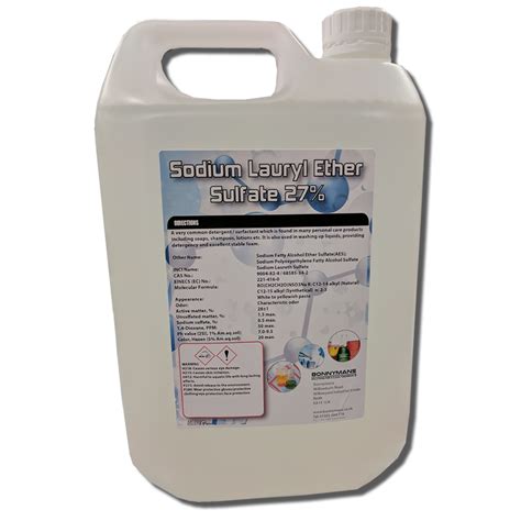 Sodium Laureth Sulphate SLES 27 Sodium Lauryl Ether Sulphate