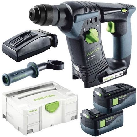 Perforateurs Sans Fil BHC 18 Li 5 2 Plus FESTOOL 574720 Cdiscount