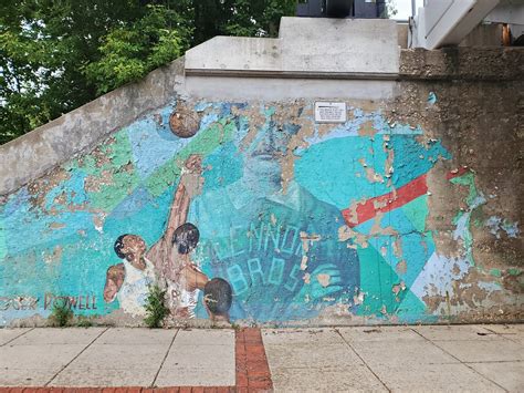 Baseball And Basketball Mural Downtown Joliet Il Im Looki Flickr