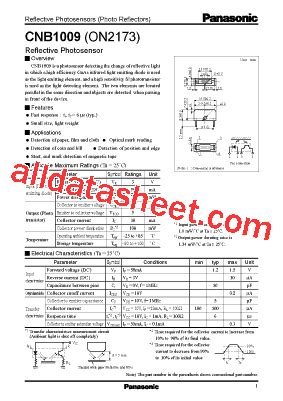 ON2173 データシート PDF Panasonic Semiconductor