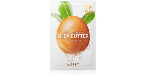 The Saem Natural Mask Sheet Shea Butter Vitalisierende Textile Maske