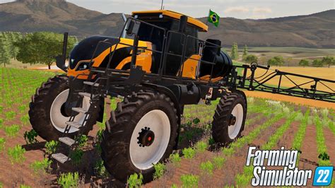 TESTANDO O PULVERIZADOR DA VALTRA PONTE FUNDA FARMING SIMULATOR