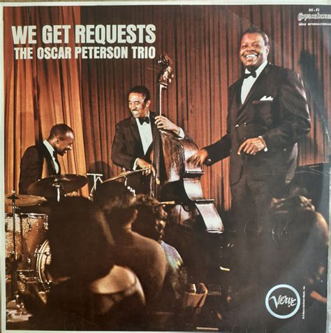 The Oscar Peterson Trio We Get Requests 1964 Vinyl Discogs