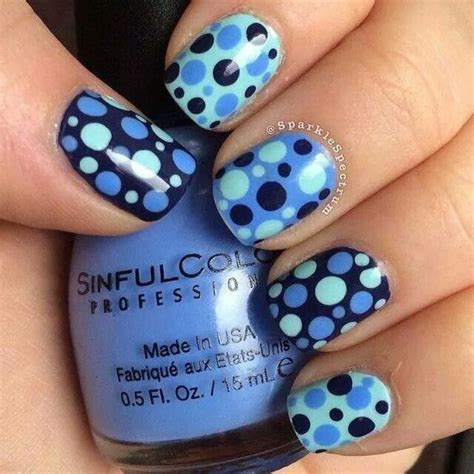 Cute Polka Dot Nail Designs Black White Nation