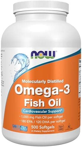 Amazon NOW Foods Ultra Omega 3 500 EPA 250 DHA 180 Softgels