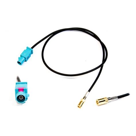 InCarTec 21 037 Fakra DAB Male To DAB SMB Female Antenna