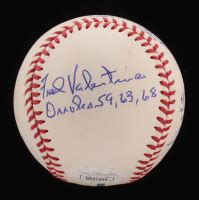 Baltimore Orioles Oml Baseball Signed By With Fred Valentine Al