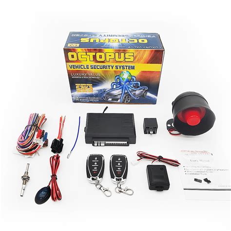 Car Alarm Immobilizer System With Engine Automatic Octopus Saca Car