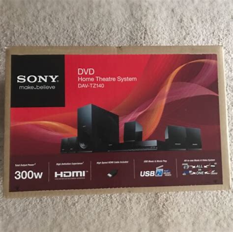 Sony DVD Home Theatre System DAV TZ140 TV Home Appliances TV