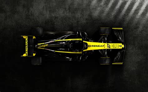 Descargar Fondos De Pantalla 4k Renault RS19 Vista Desde Arriba 2019