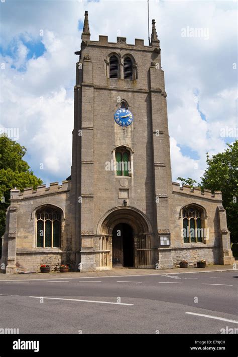 St Thomas A Becket Church Ramsey Cambridgeshire England Stock Photo