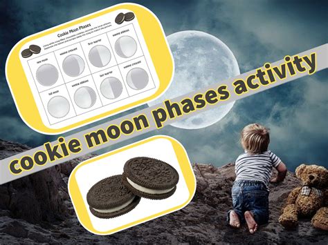 Oreo Cookie Moon Phases Sheet Printable Fun Educational Activity Page ...