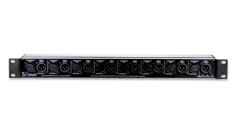 S8 3way Eight Channel Three Way Mic Splitter Art Pro Audio