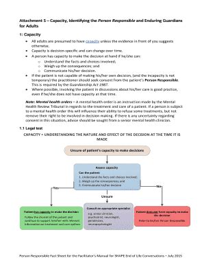 Fillable Online Attachment 5 Capacity Identifying The Person