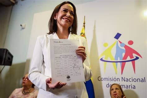 Machado Proclamada Candidata A La Presidencia De Venezuela