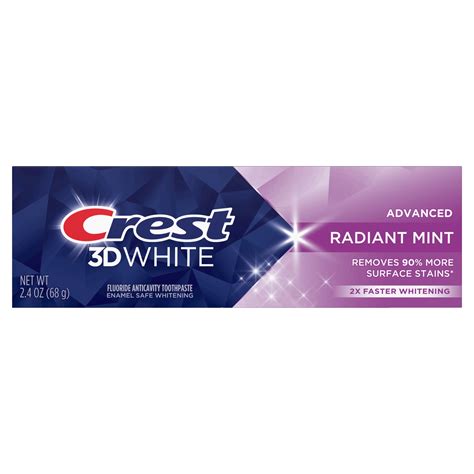 Crest D White Whitening Toothpaste Radiant Mint Shop Toothpaste At