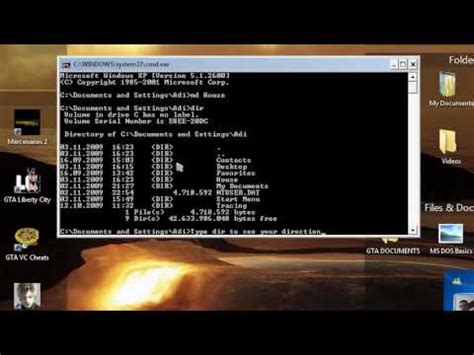 MS DOS Command Prompt Basics YouTube