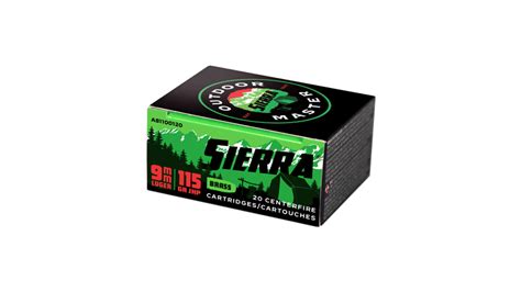 Sierra Otdmst 9mm 115gr Jhp Ar 15 Safe Space