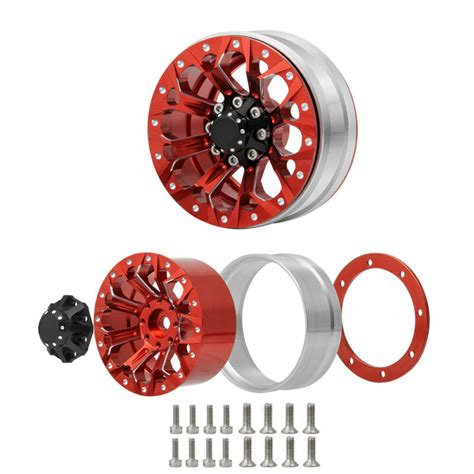 Axspeed Alum Beadlock Wheels Rims For Rc Crawler Axial Scx