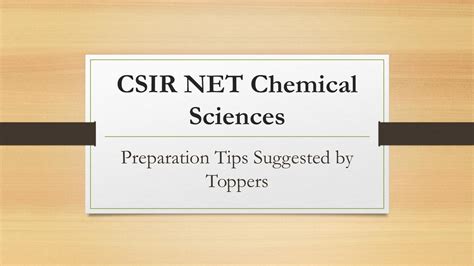 CSIR NET Chemical Science by triptikhandal - Issuu