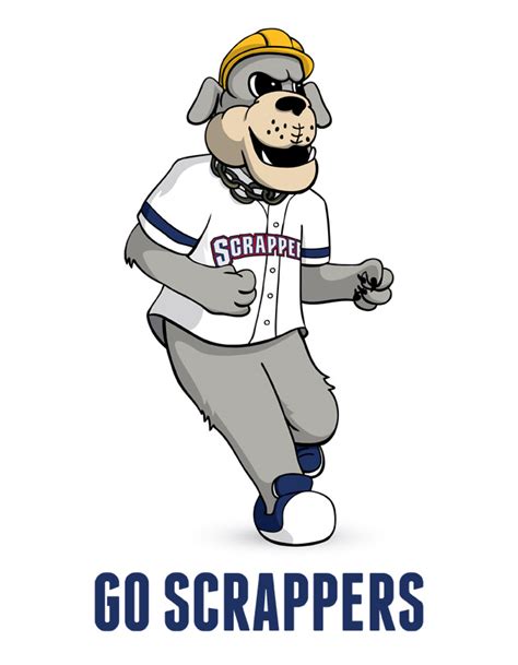 MJV Designs: Mahoning Valley Scrappers Mascot...Here's Scrappy!