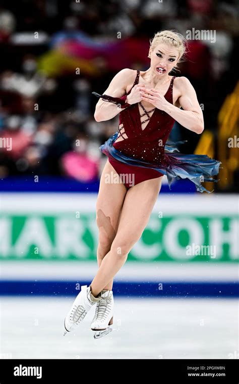 Amber GLENN (USA), during Women Free Skating, at the ISU World Figure ...