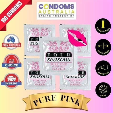 Four Seasons Naked Pure Pink Bulk Condom Condoms Ebay